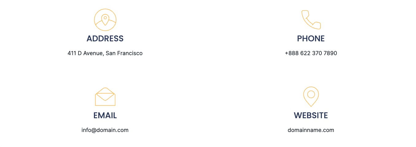 Journy Contact WordPress Pattern