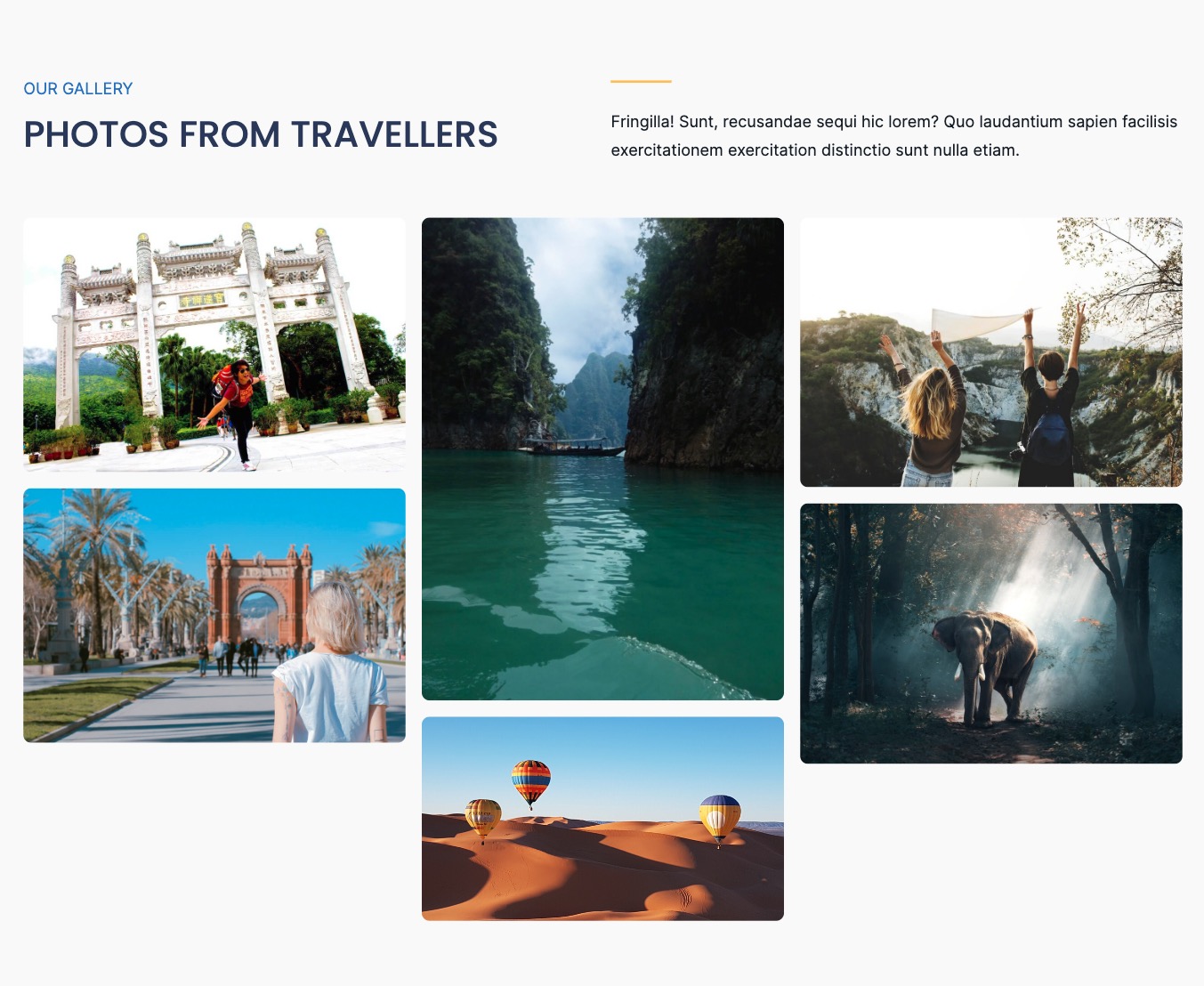 Journy Gallery WordPress Pattern