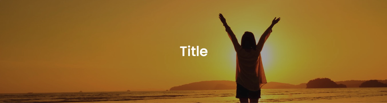 Journy Page Title WordPress Pattern