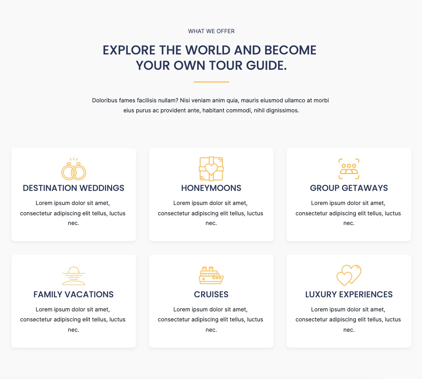 Journy Services WordPress Pattern