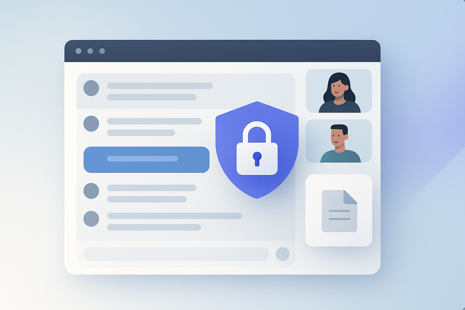 private company chat app,secure video meetings for teams,gem team