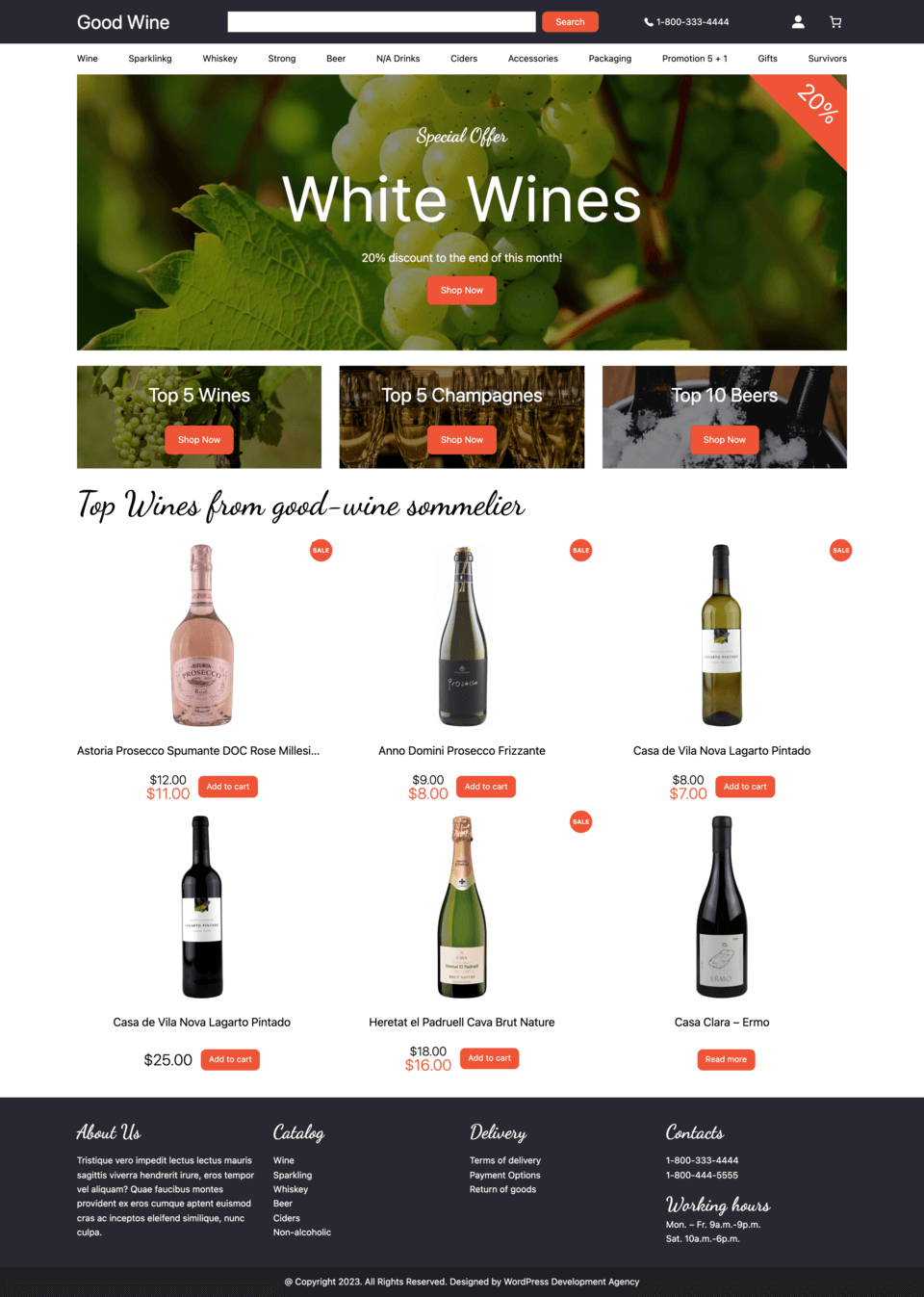 goodwine wordpress theme