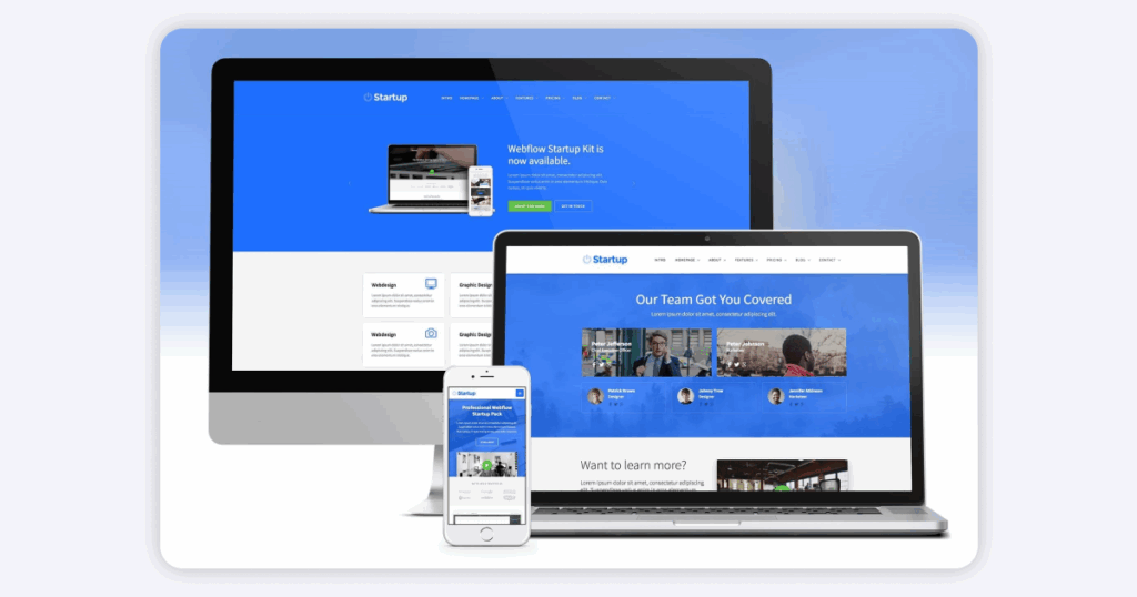 Webflow responsive design