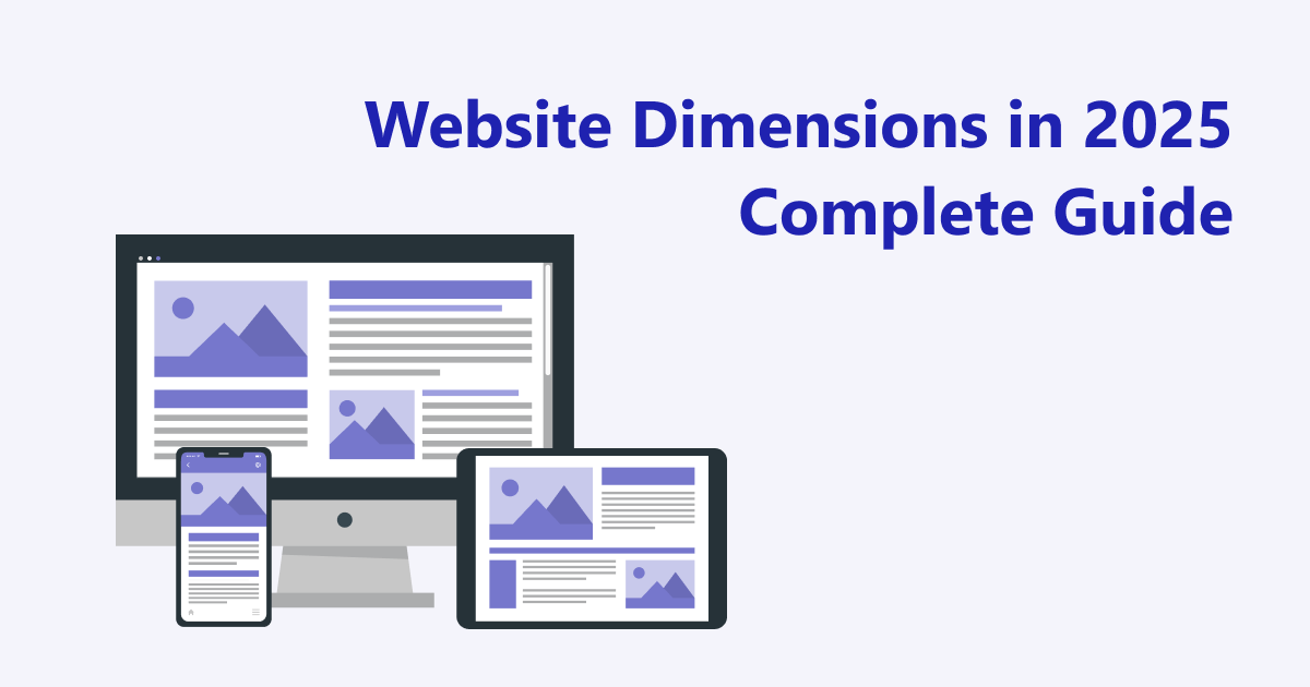 Website Dimensions