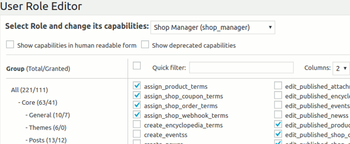 WordPress User Role Editor